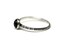 6mm Lab Created Sapphire Skinny Beaded Band Ring - Antique Silver Finish by Salish Sea Inspirations product 3